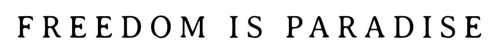Freedom IS Paradise logo